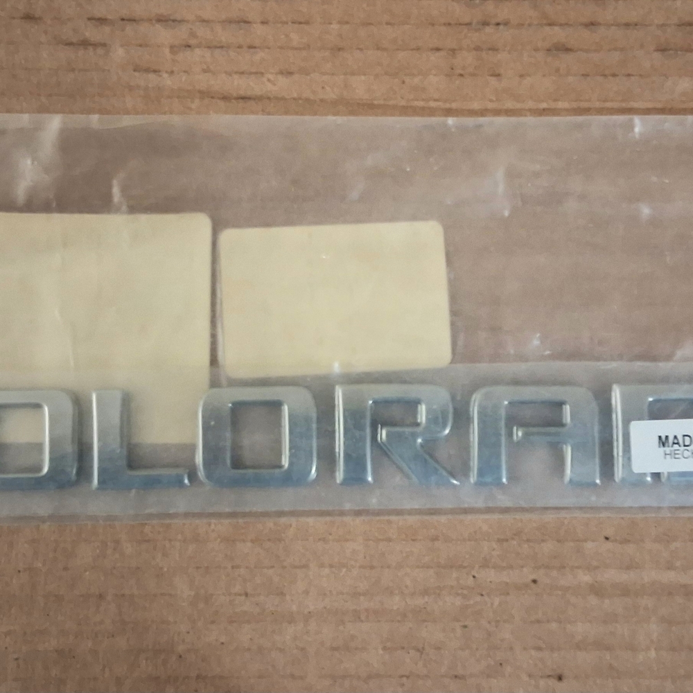 2004-2006 Chevrolet Colorado Chrome Rear Emblem Badge "Colorado"